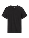 Celio* Solid Regular Fit -100% Cotton T-Shirt-Black