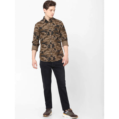 Multi Camouflage Cotton Shirt