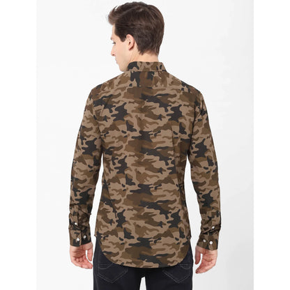 Multi Camouflage Cotton Shirt