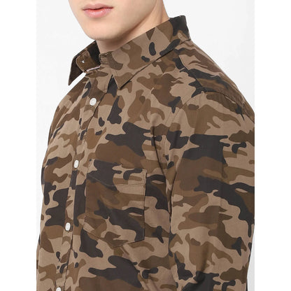 Multi Camouflage Cotton Shirt