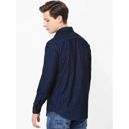 Blue Checks Cotton Shirt