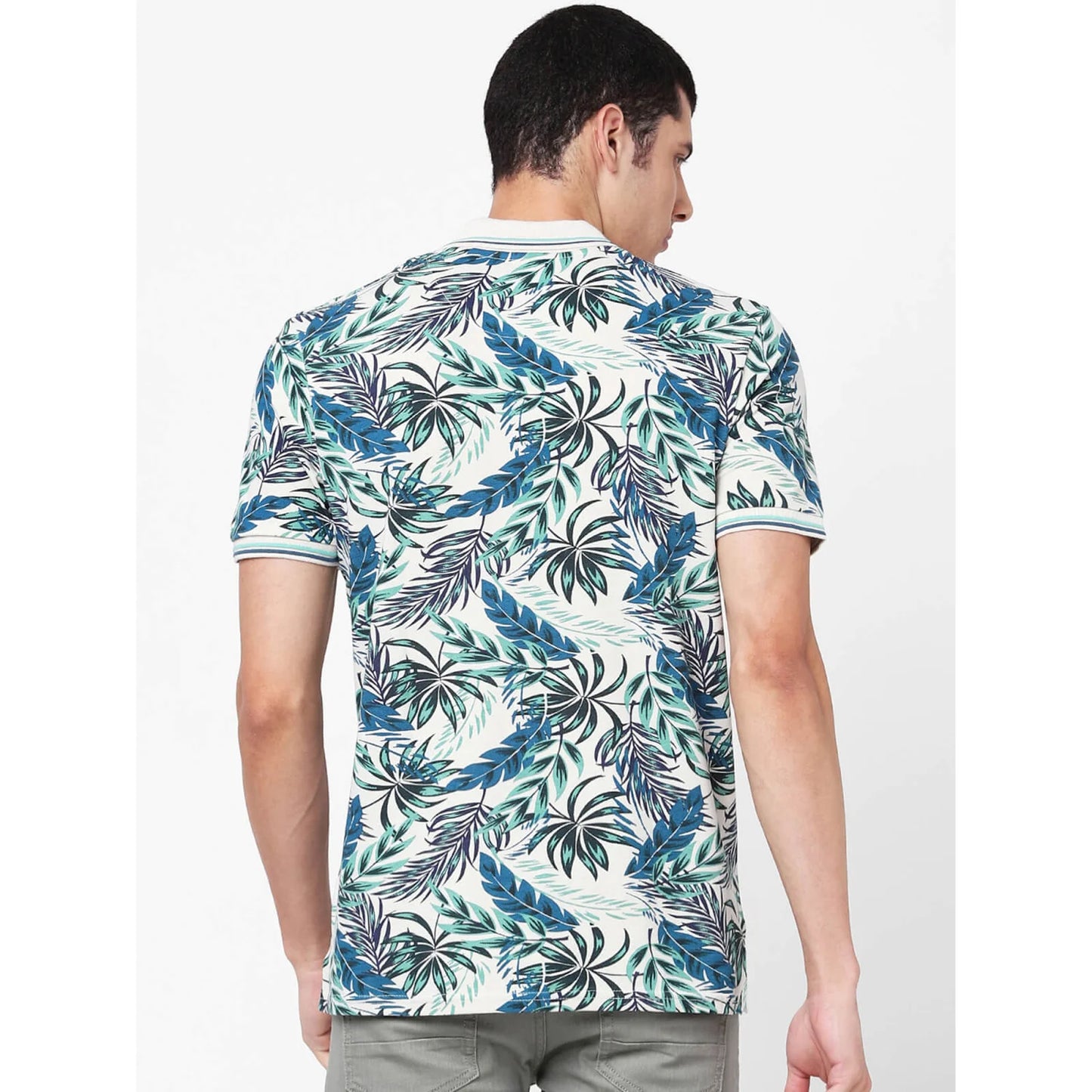 Celio* Printed Regular Fit Cotton-Blend Multi T-Shirt