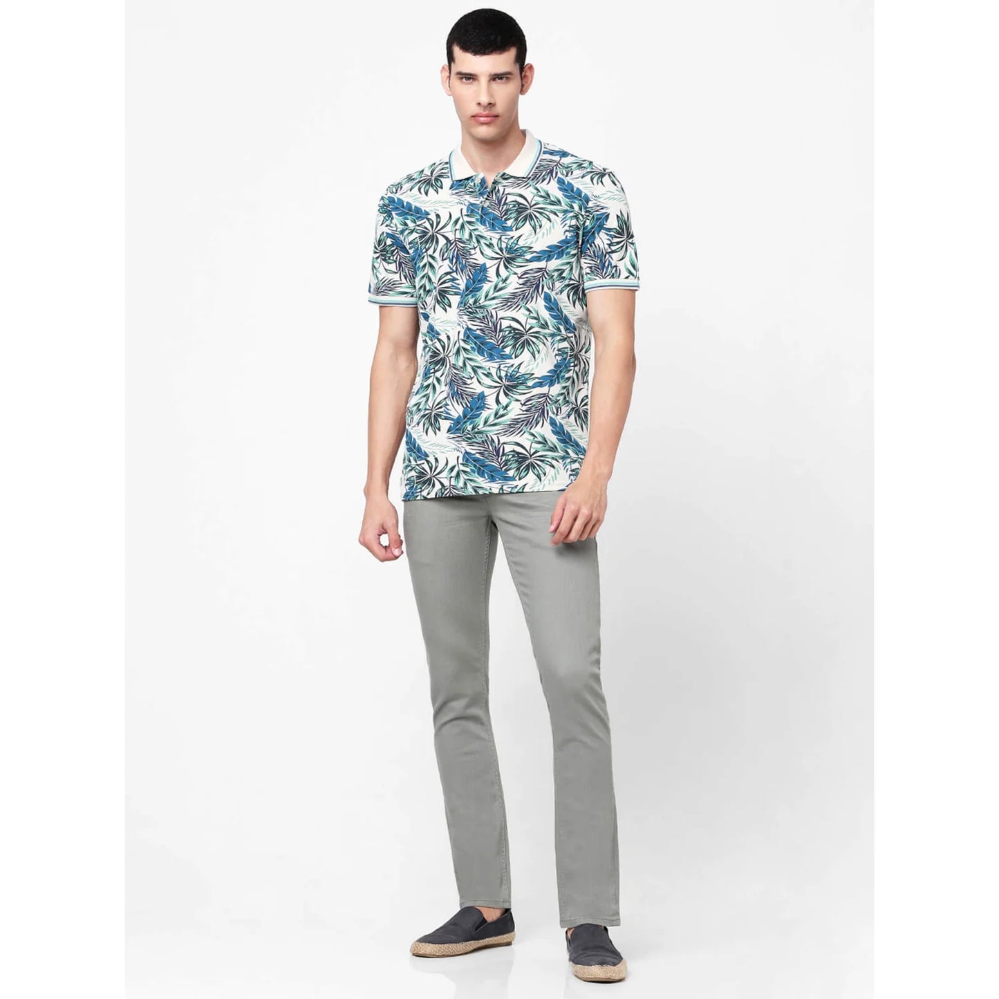Celio* Printed Regular Fit Cotton-Blend Multi T-Shirt
