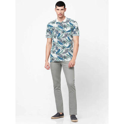 Celio* Printed Regular Fit Cotton-Blend Multi T-Shirt