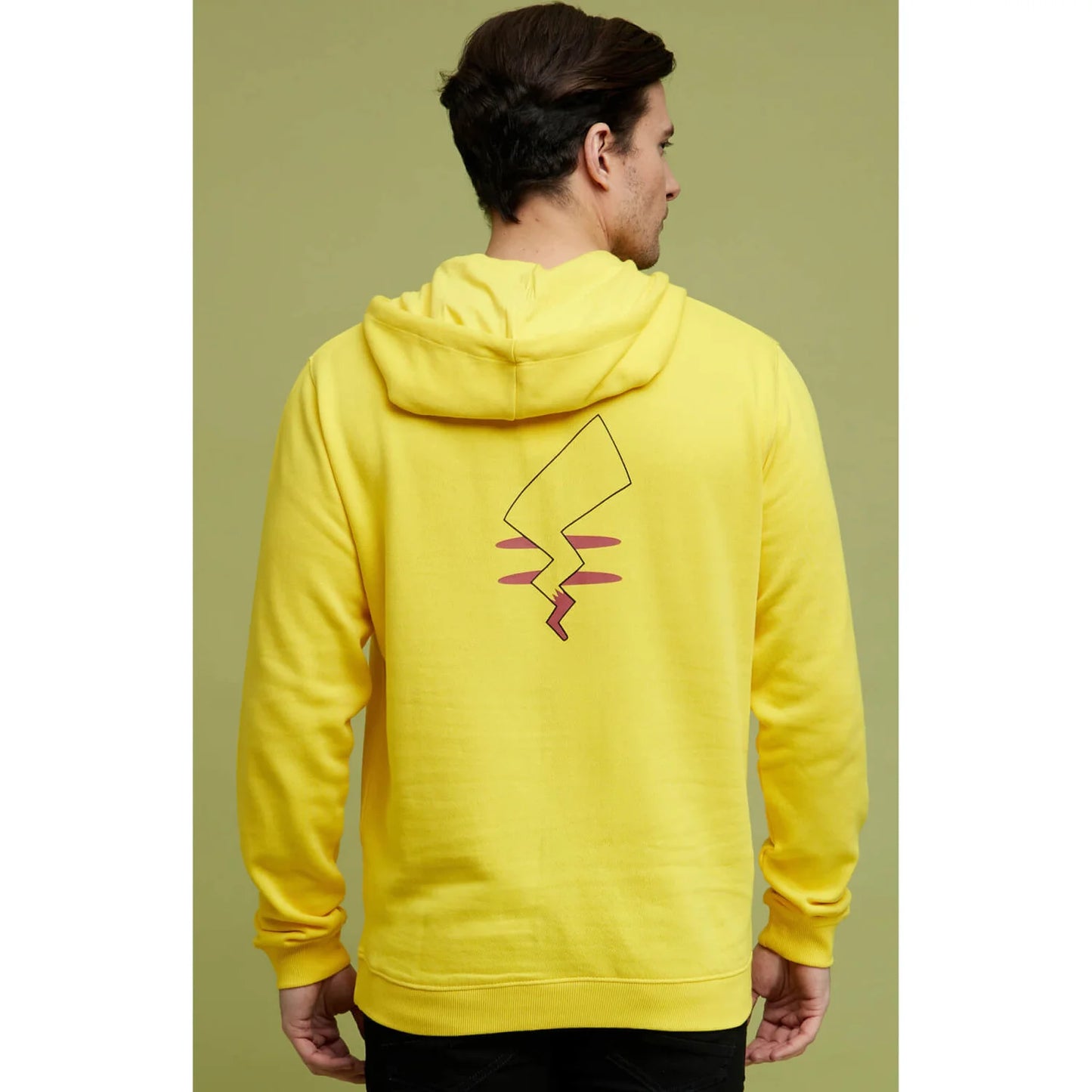 Pokemon - Yellow Printed Cotton Sweatshirt