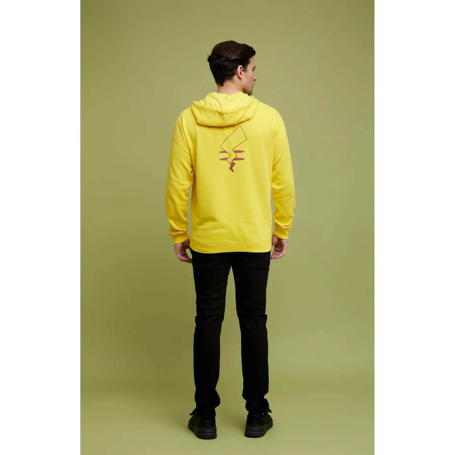 Pokemon - Yellow Printed Cotton Sweatshirt