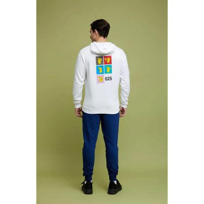 Pokemon - White Printed Cotton Sweatshirt