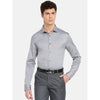 Celio* Solid Regular Fit Cotton Grey Formal Shirt