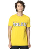 Celio* Printed Regular Fit Cotton Yellow T-Shirt