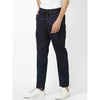 Celio* Cotton Regular Fit Navy Blue Trouser