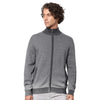 Celio* Melange Regular Fit Cotton-Blend Grey Sweater