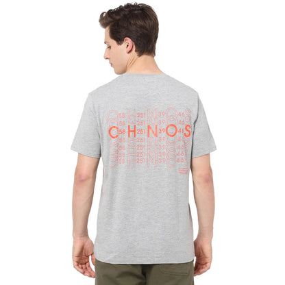 Grey Printed Cotton T-shirt