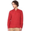 Celio* Solid Regular Fit Linen Red Shirt