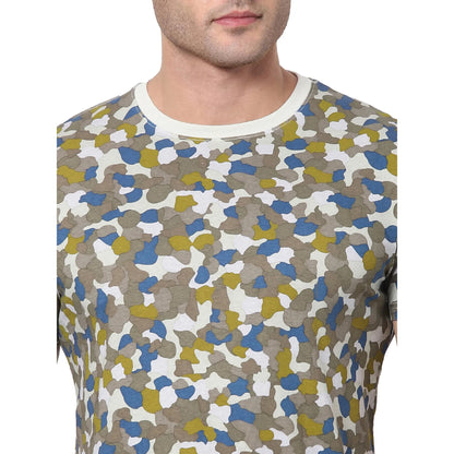 Green Camouflage Cotton T-shirt