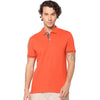 Celio* Solid Regular Fit Cotton Coral T-Shirt