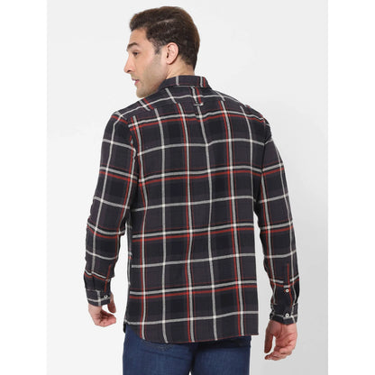 Grey Checks Cotton Shirt