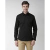 Celio* Solid Regular Fit Cotton Black Formal Shirt