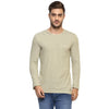 Celio* Striped Regular Fit Cotton Olive T-Shirt