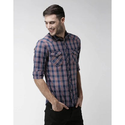 Blue Checks Linen Shirt