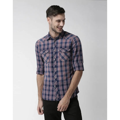 Blue Checks Linen Shirt