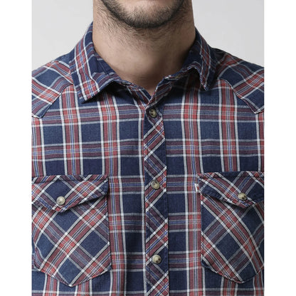 Blue Checks Linen Shirt