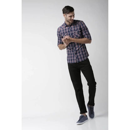 Blue Checks Linen Shirt