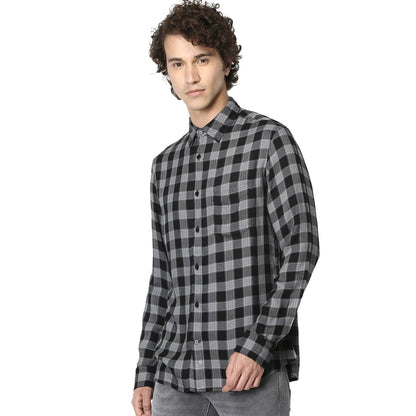 Multi Checks Viscose Shirt