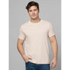 Celio* Solid Regular Fit Cotton Pink T-Shirt