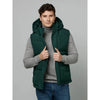 Celio* Solid Regular Fit Polyester Green Jacket