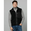 Celio* Solid Regular Fit Fur Black Jacket
