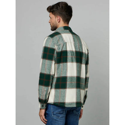 Green Checks Cotton Shirt