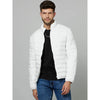 Celio* Solid Regular Fit Polymer White Jacket