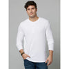Celio* Solid Regular Fit Cotton White T-Shirt
