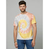Celio* Tie Dye Regular Fit Cotton Multi T-Shirt