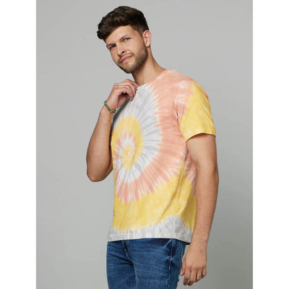 White Tie Dye Cotton T-shirt