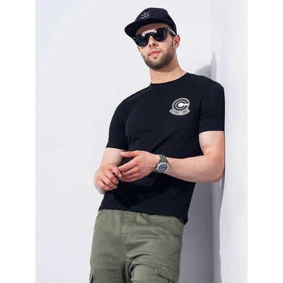 Celio* Dragonball Z Regular Fit Cotton Black T-Shirt