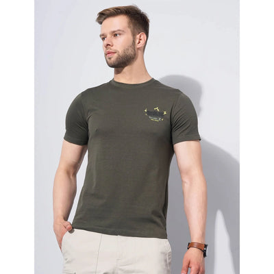 Celio* Dragonball Z Regular Fit Cotton Green T-Shirt