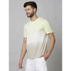 Celio* Ombre Regular Fit Cotton Green T-Shirt