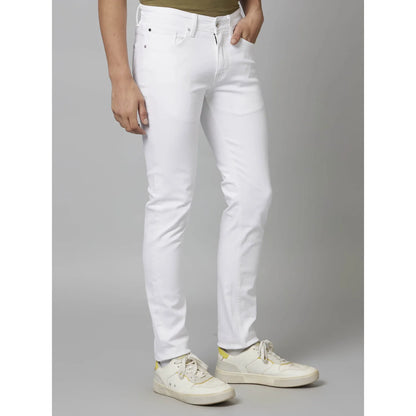 White Slim Fit Jeans