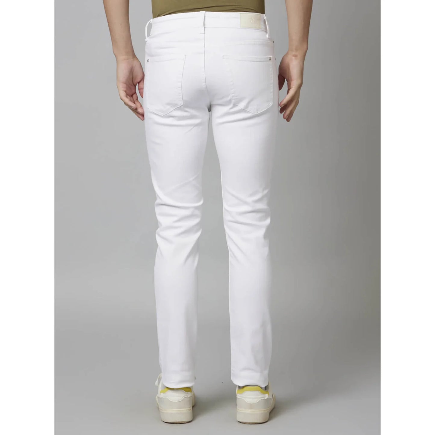 White Slim Fit Jeans