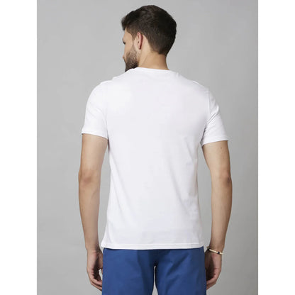 White Graphics Cotton T-Shirt