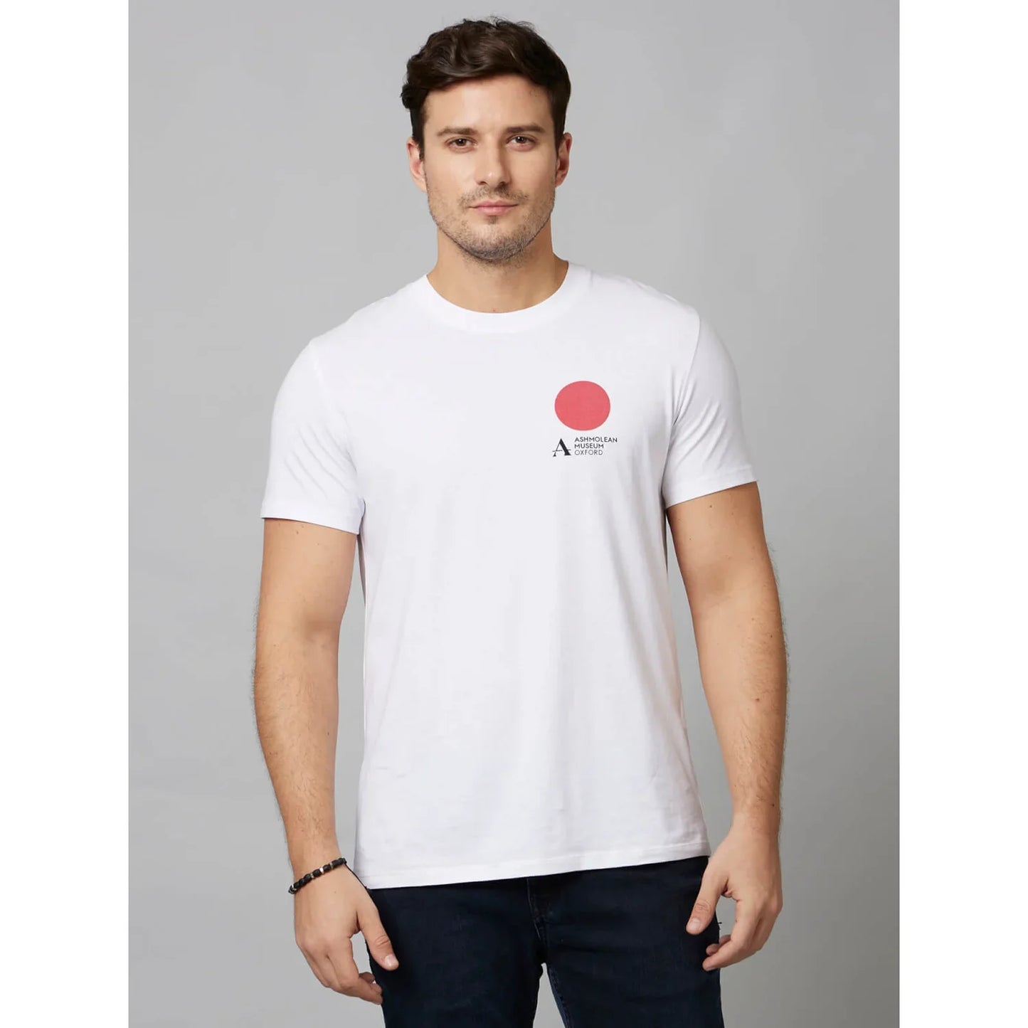 White Graphics Cotton T-Shirt