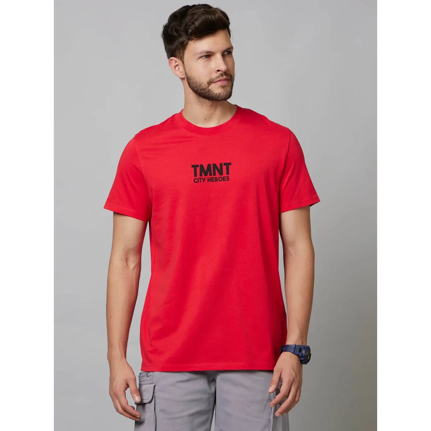 TMNT Red Printed Cotton T-Shirt