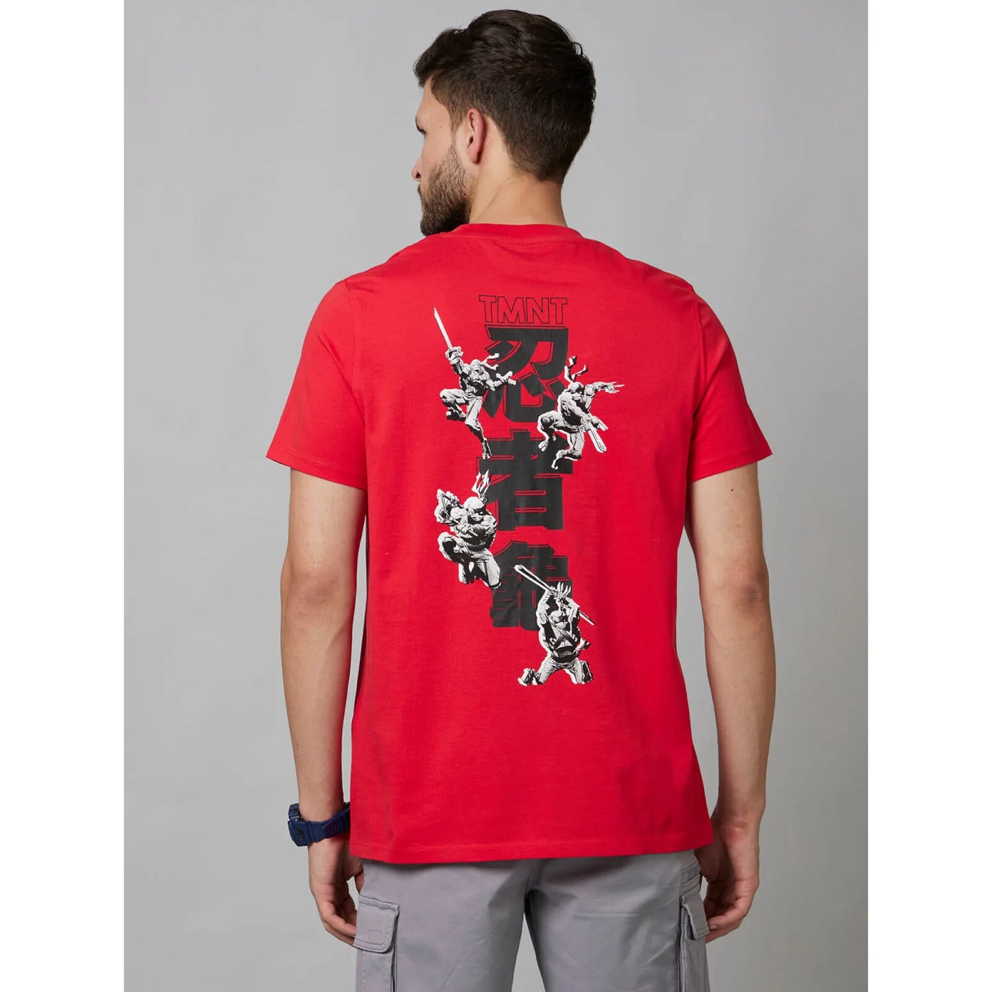 TMNT - Red Printed Cotton T-shirt