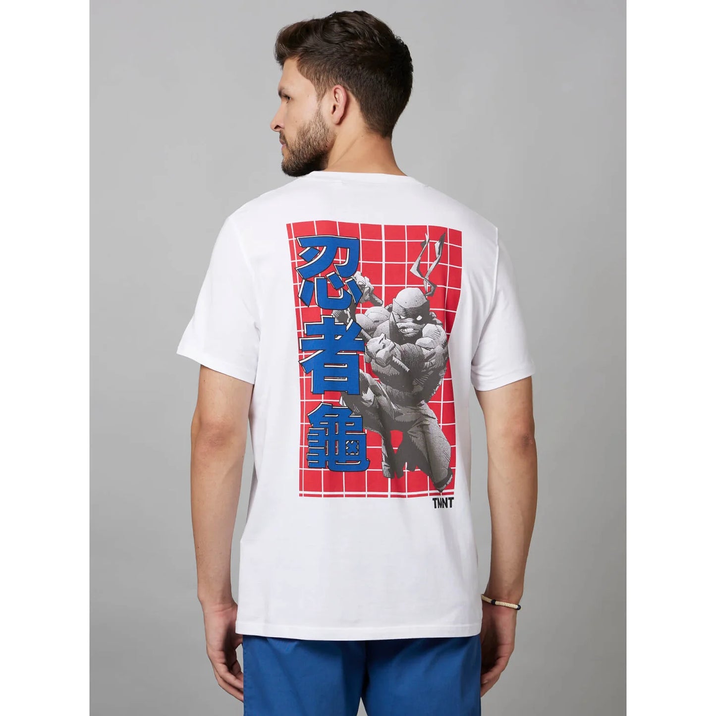 TMNT - White Printed Cotton T-shirt