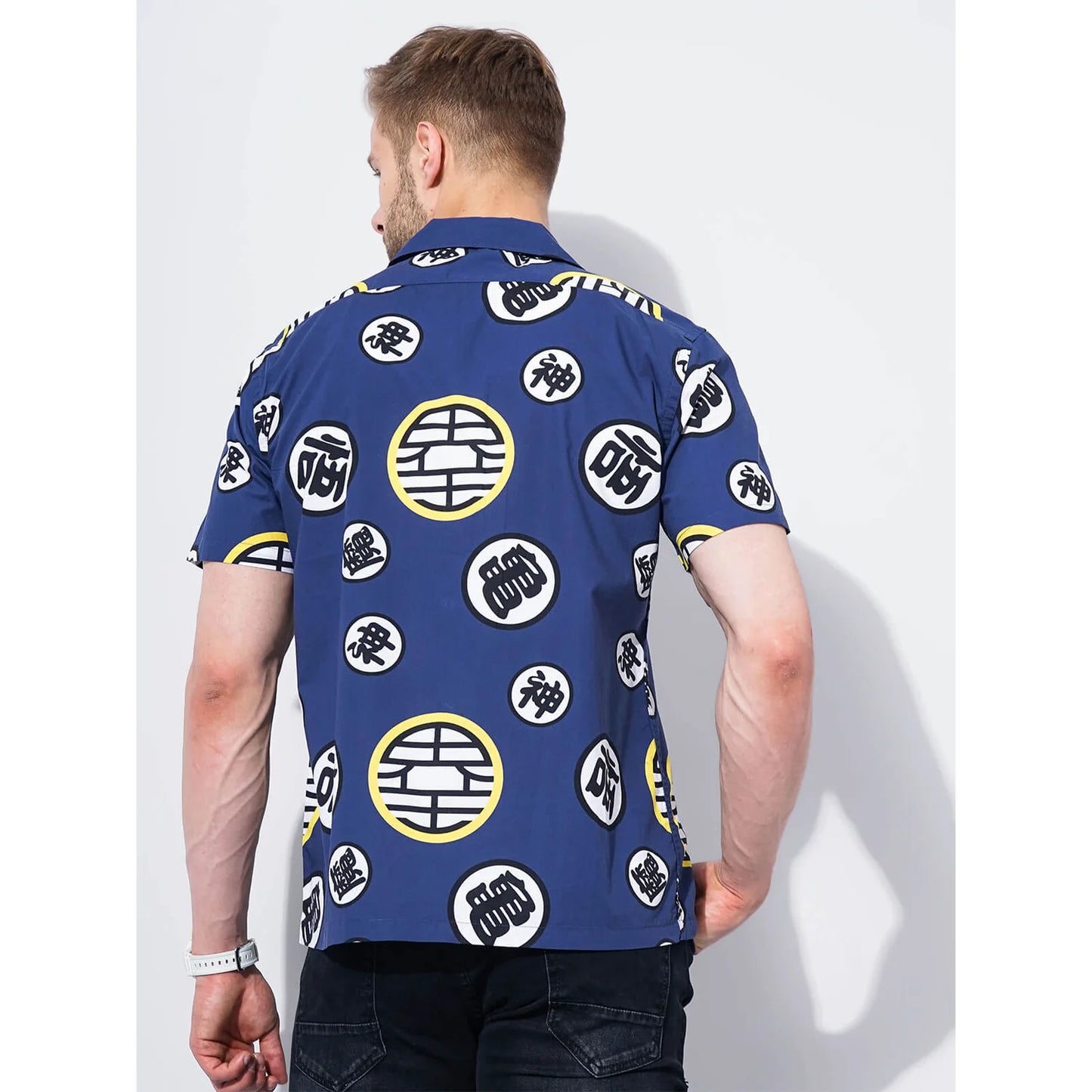 Dragon Ball Z - Navy Blue Printed Shirt