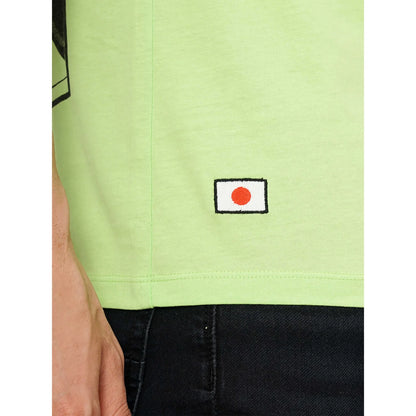 Blue Lock - Lime Green Printed Cotton T-shirt