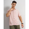 Celio* Solid Regular Fit Viscose Pink Shirt