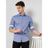 Celio* Solid Regular Fit Cotton Blue Shirt