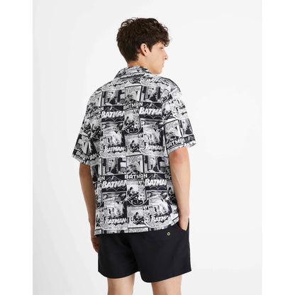 Batman - Optical White Printed Casual Shirt